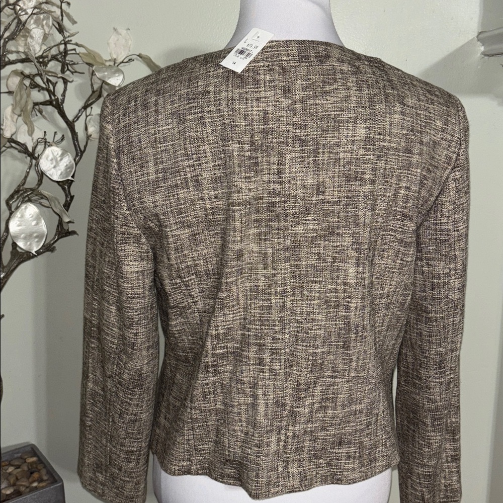 LOFT Textured Tan Blazer - Picture 5 of 7